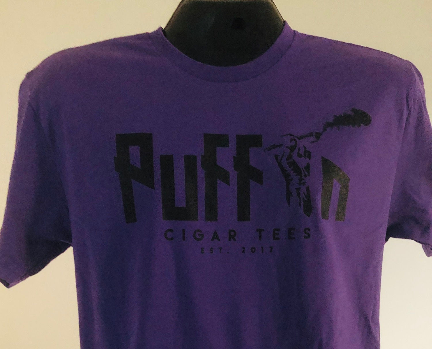 Purple Tee w/Black Hand Logo 