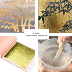 Resinkurs Schimmernde Silhouetten