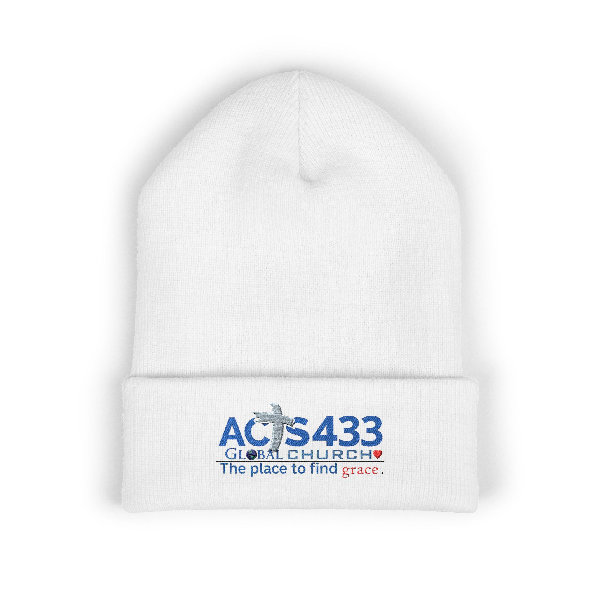 Acts 433 Church Classic Cuffed Beanie for Comfort and Style | 