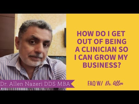 How to transition from being a clinician to management? | Practice Management |