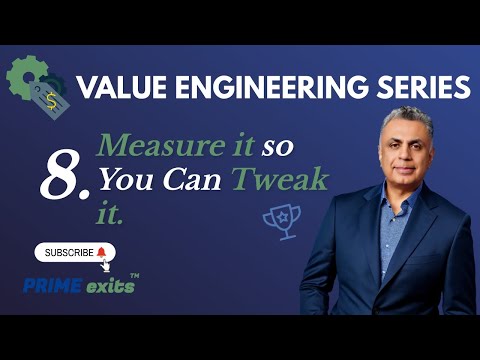 Measure It so You Can Tweak It! (PT.8 Value Engineering Series) | PRIME exits™