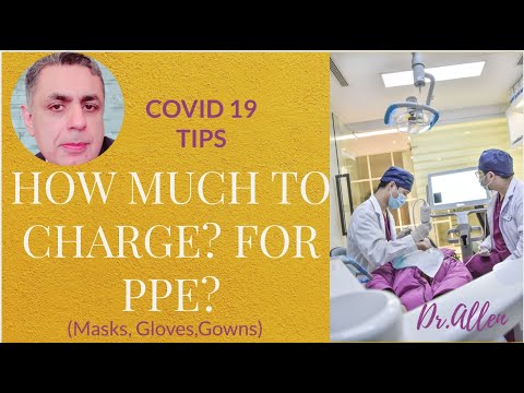 How much should I charge my patients for Personal Protective Equipments? |Dental Practice Management