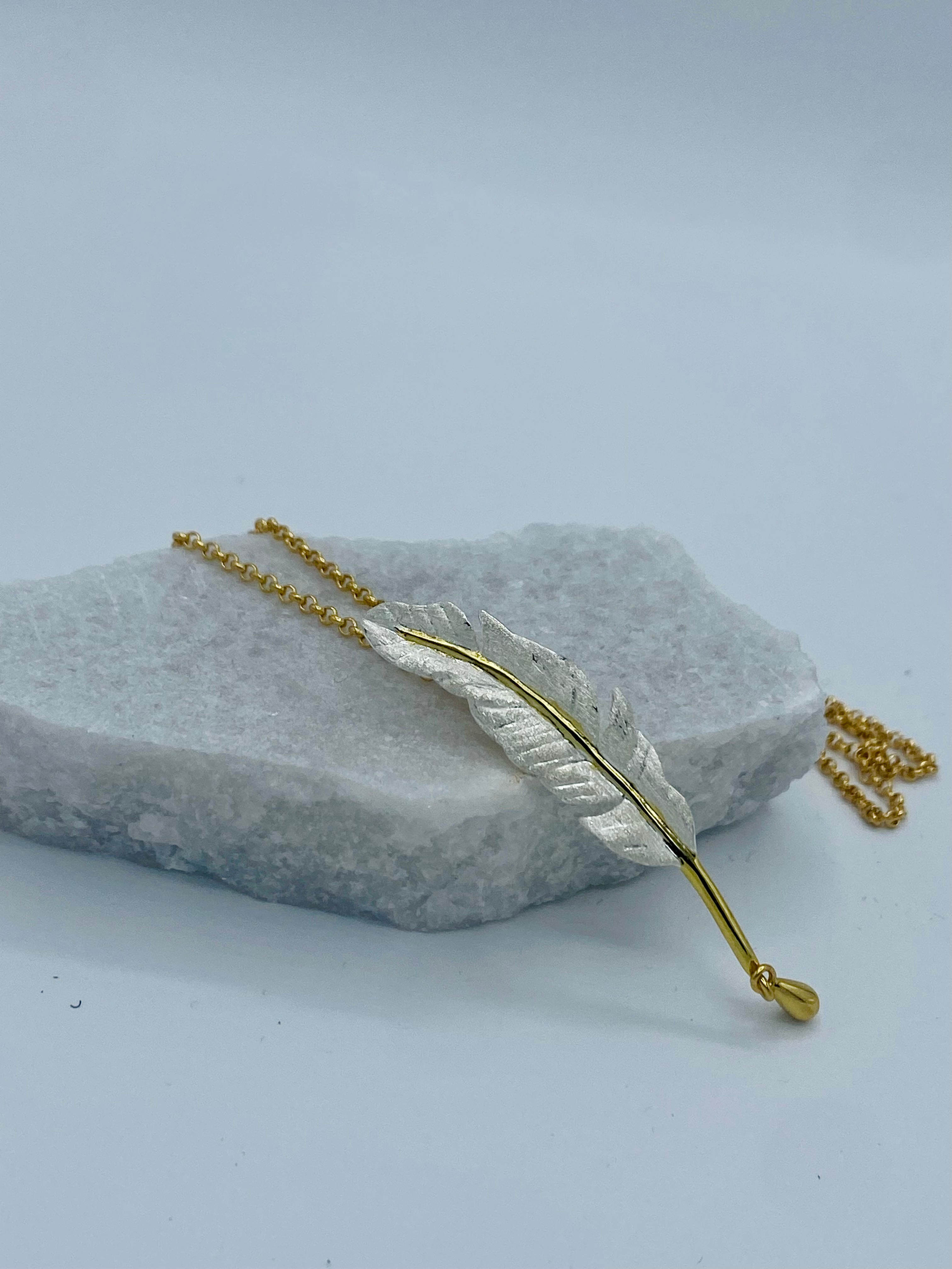 Felicia Feather Necklace