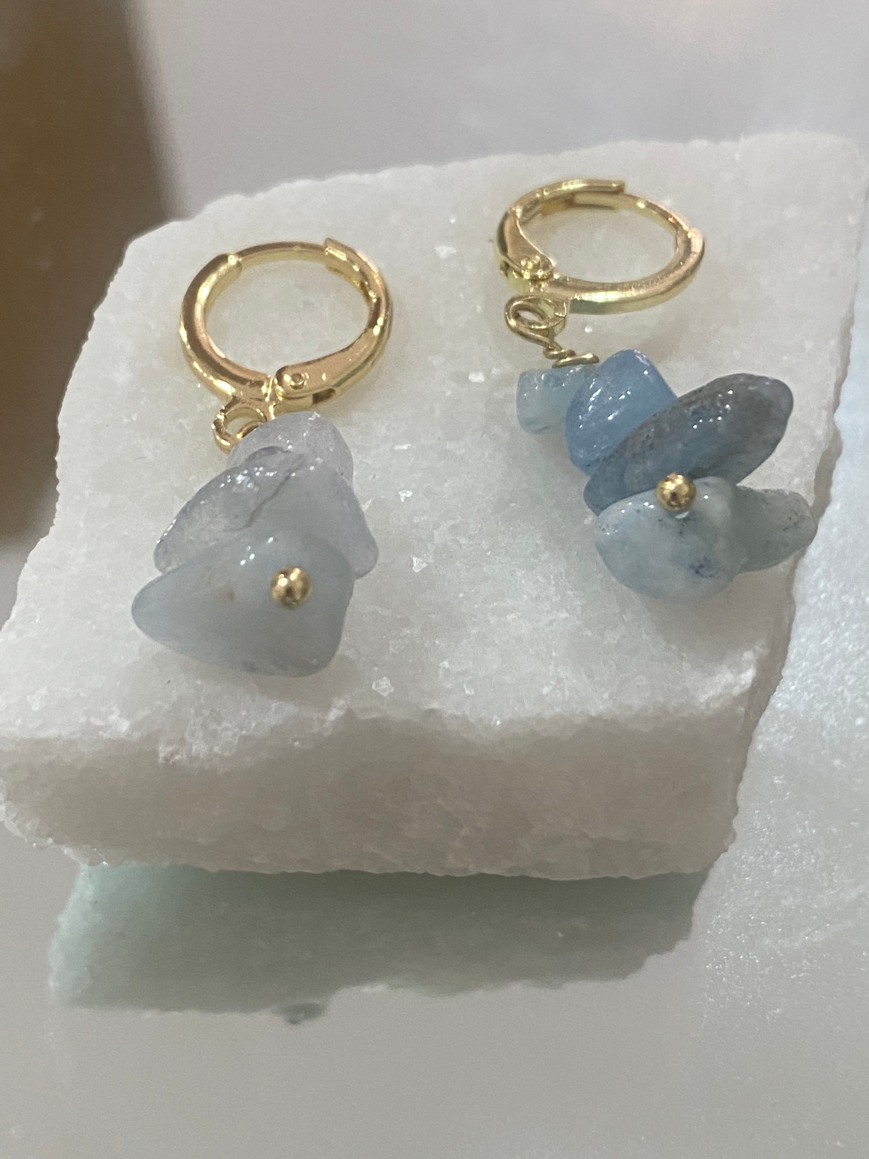 Turquoise Stone Mini Earrings