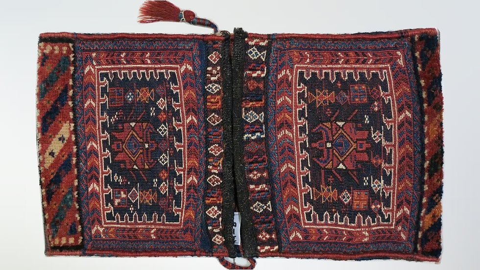 Bakhtiari Soumak Saddleba early 20th