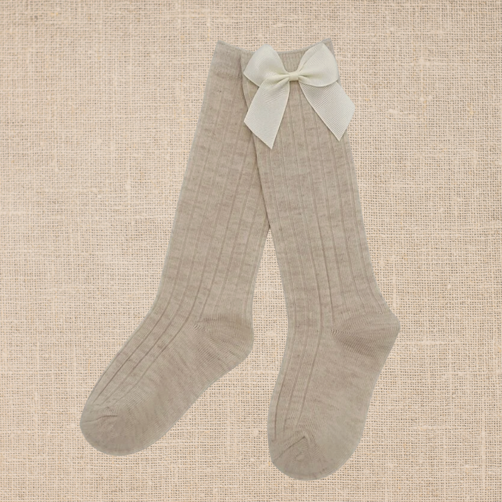 Miniatura: Calcetines con moño