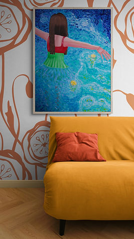 Peinture huile piscine
