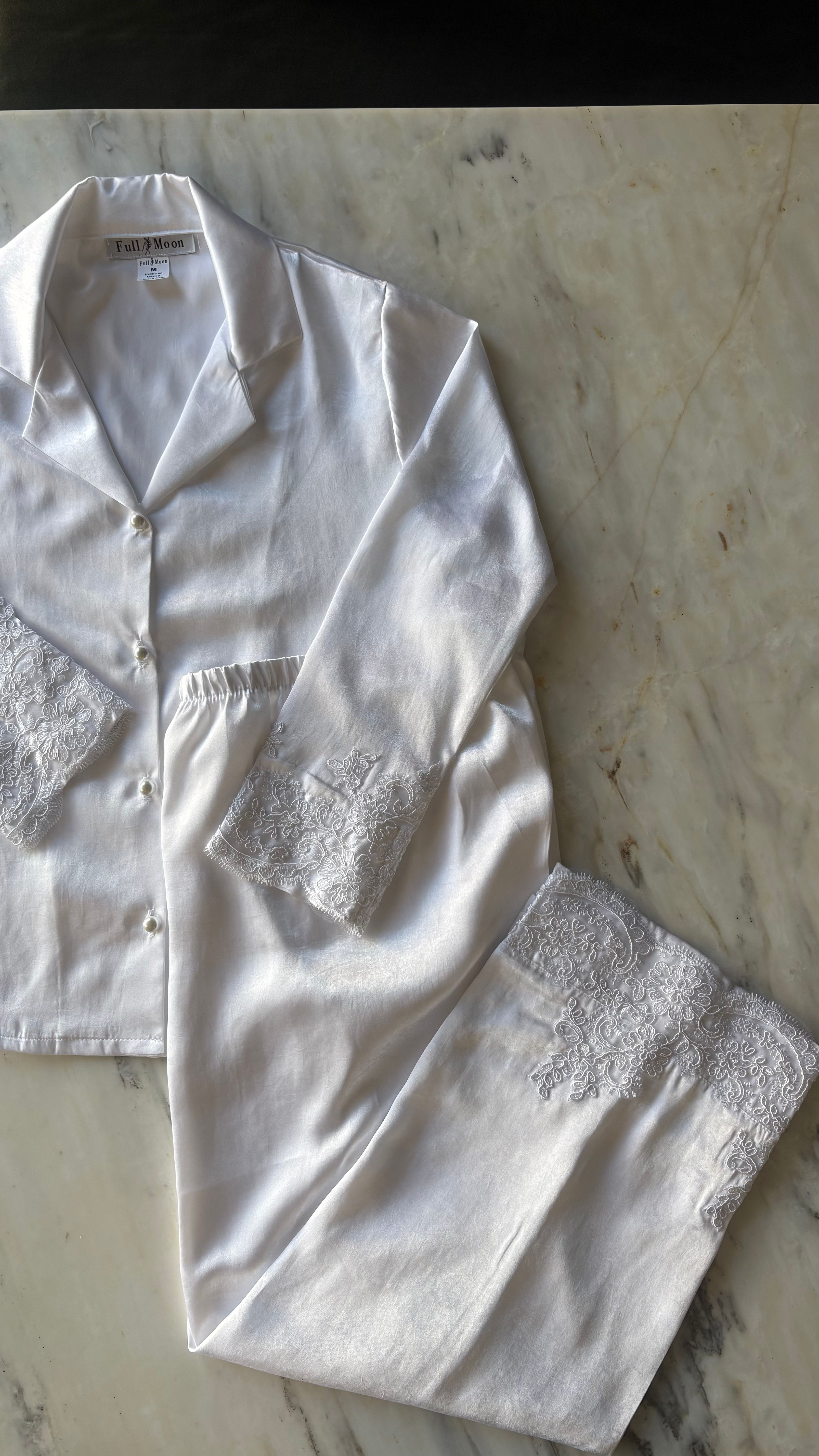 Set pj Colette de pantalón color blanco