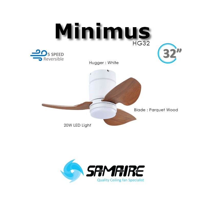Thumbnail: SAMAIRE Minimus 32" with Parquet Wood