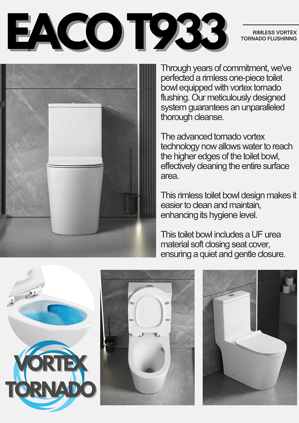 Thumbnail: EACO T933 Toilet Bowl