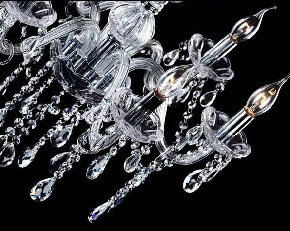 Thumbnail: PL-LC8606-6 (Silver with Clear Glass)