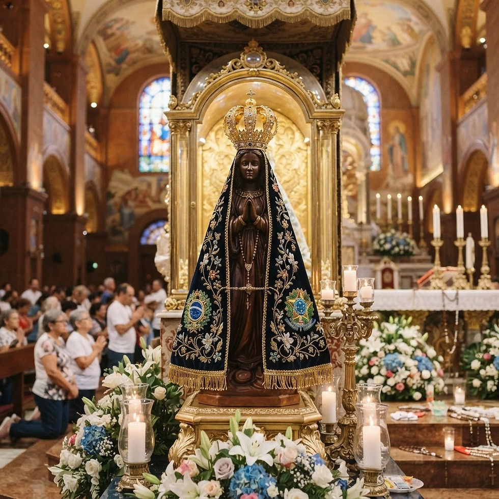 Dia 12 de outubro, dia de Nossa Senhora Aparecida!