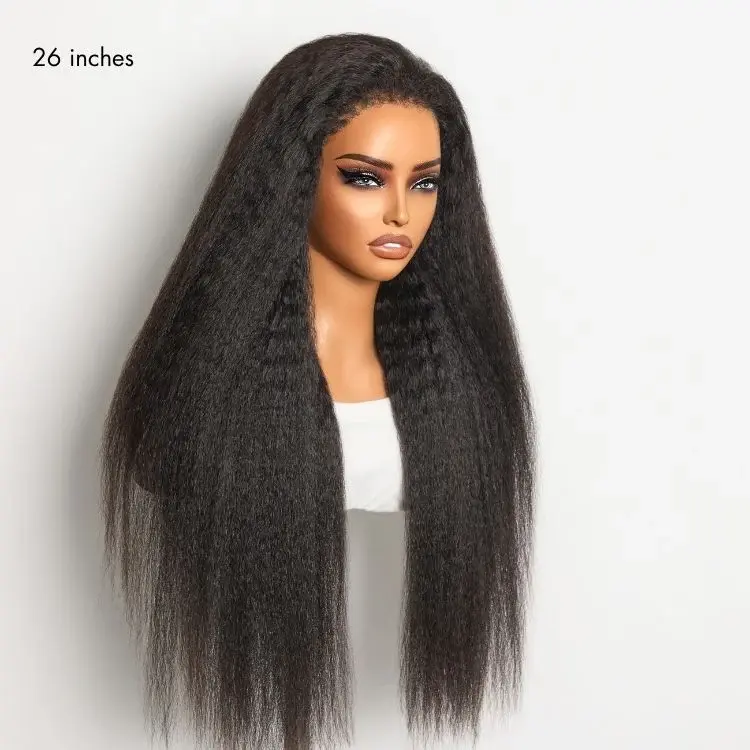 Luvme All-Day Comfort™ Wig 4C Kinky Edges Kinky Straight Glueless 7x6 Lace 20"