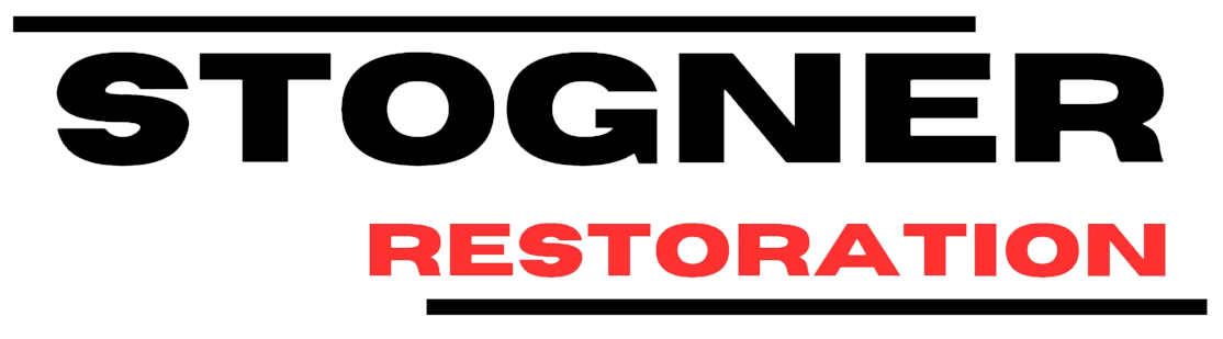 Logo of Stogner Restoration featuring the company name in a bold, modern font.