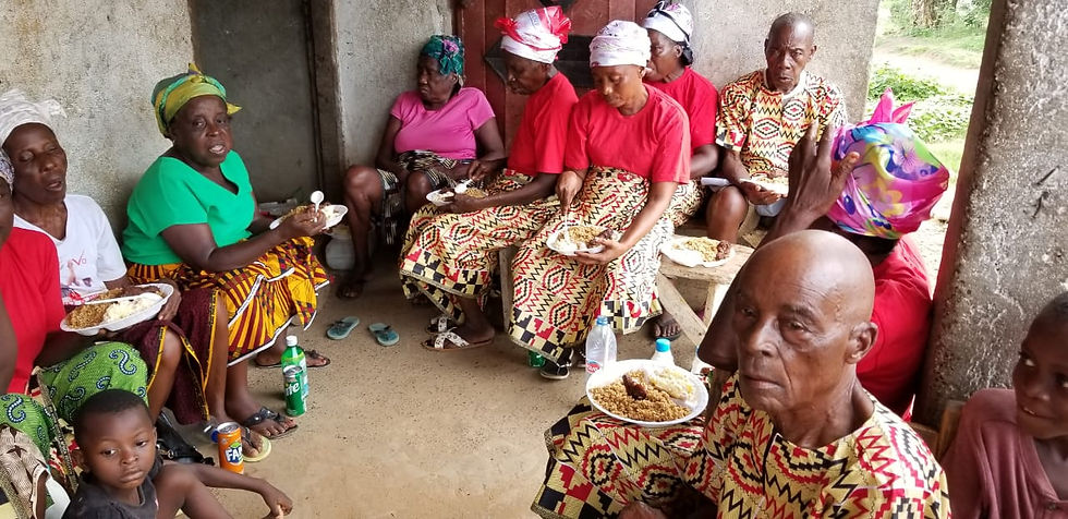 Elderly Gospel Feeding and meals
