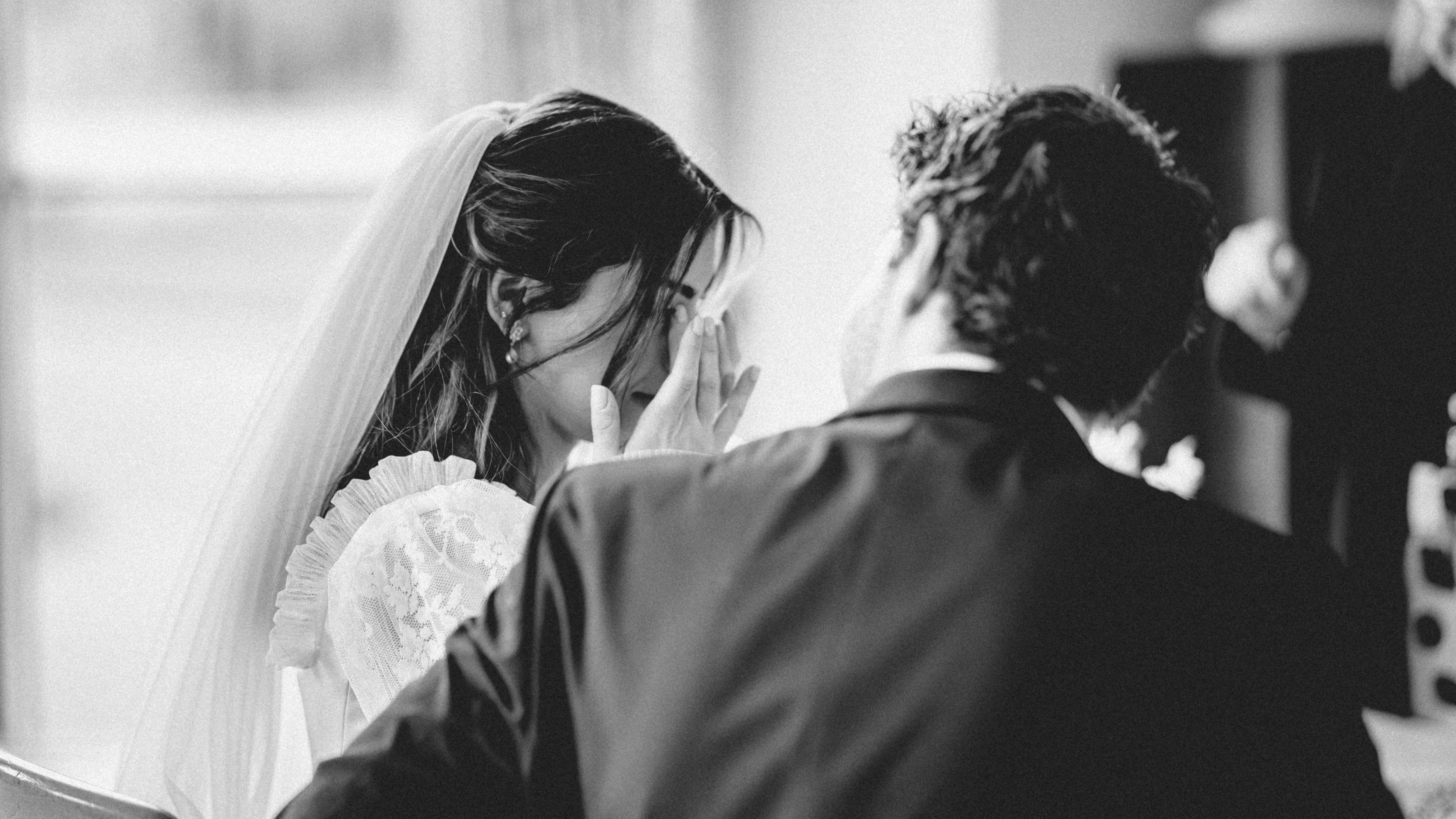 Documentary wedding moment