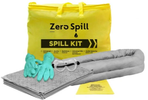 Kit antiderrames para aceites y combustibles