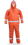 Impermeable tipo pescador industrial con reflejante