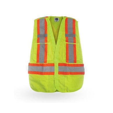 chaleco mr seguridad sr1035 super rescatista amarillo