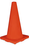 cono de seguridad naranja de PVC para tráfico en Querétaro