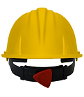 casco de seguridad para construcción amarillo en Querétaro