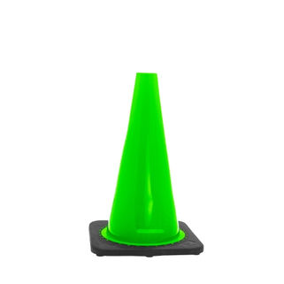 Cono de seguridad naranja para construcción