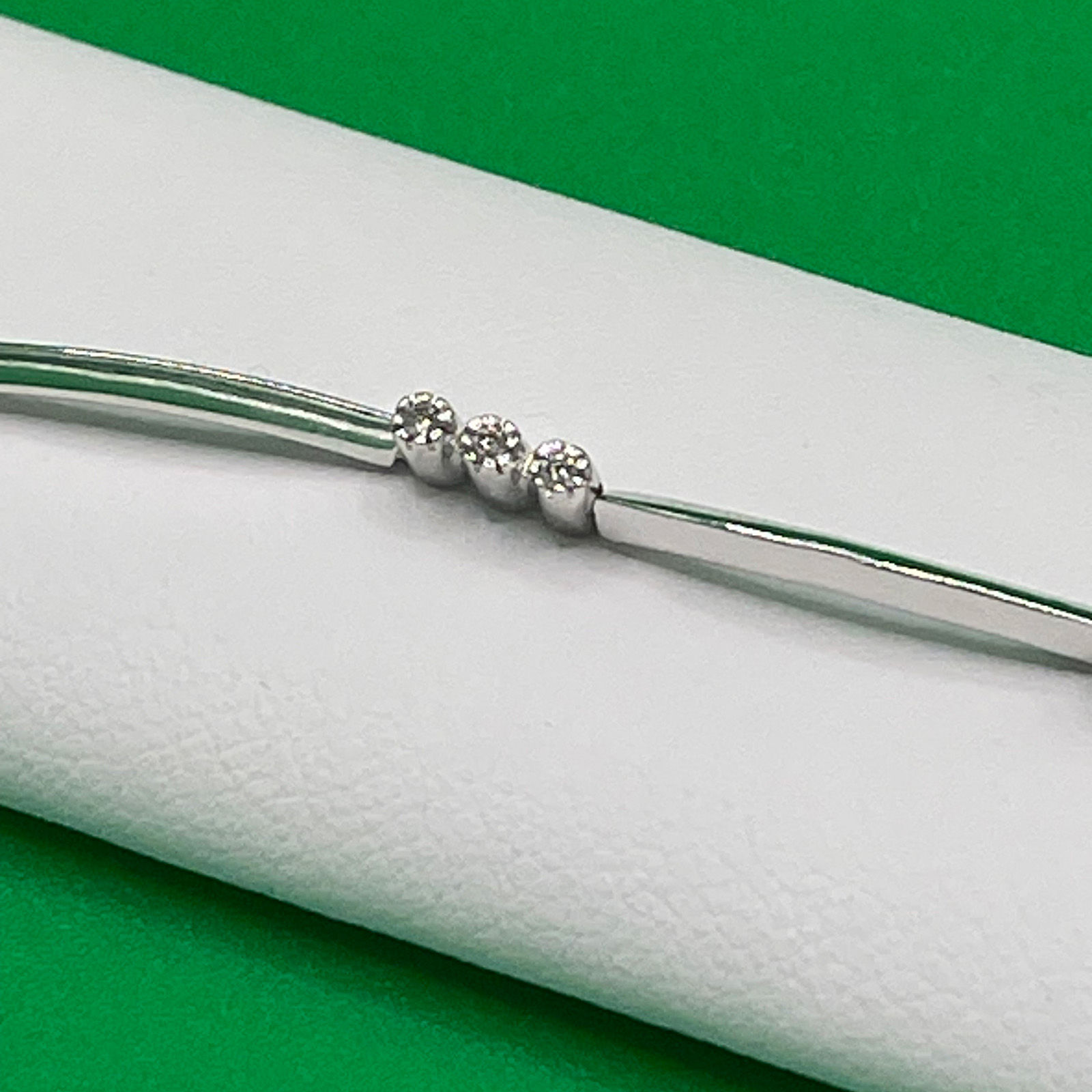 D&D – Bracciale in oro bianco con inserti di 3 brillanti