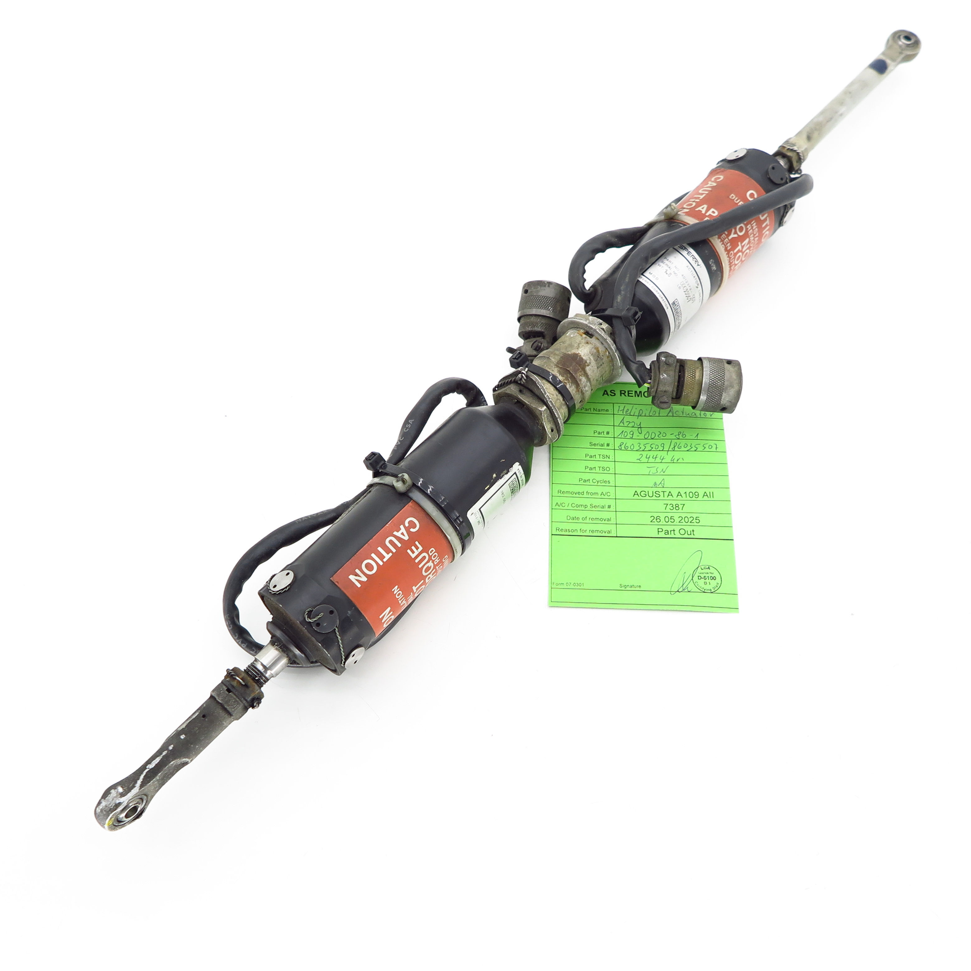 aktuator Helipilot Actuator Assy Agusta A109 AII 109-0020-86-1 #AR
