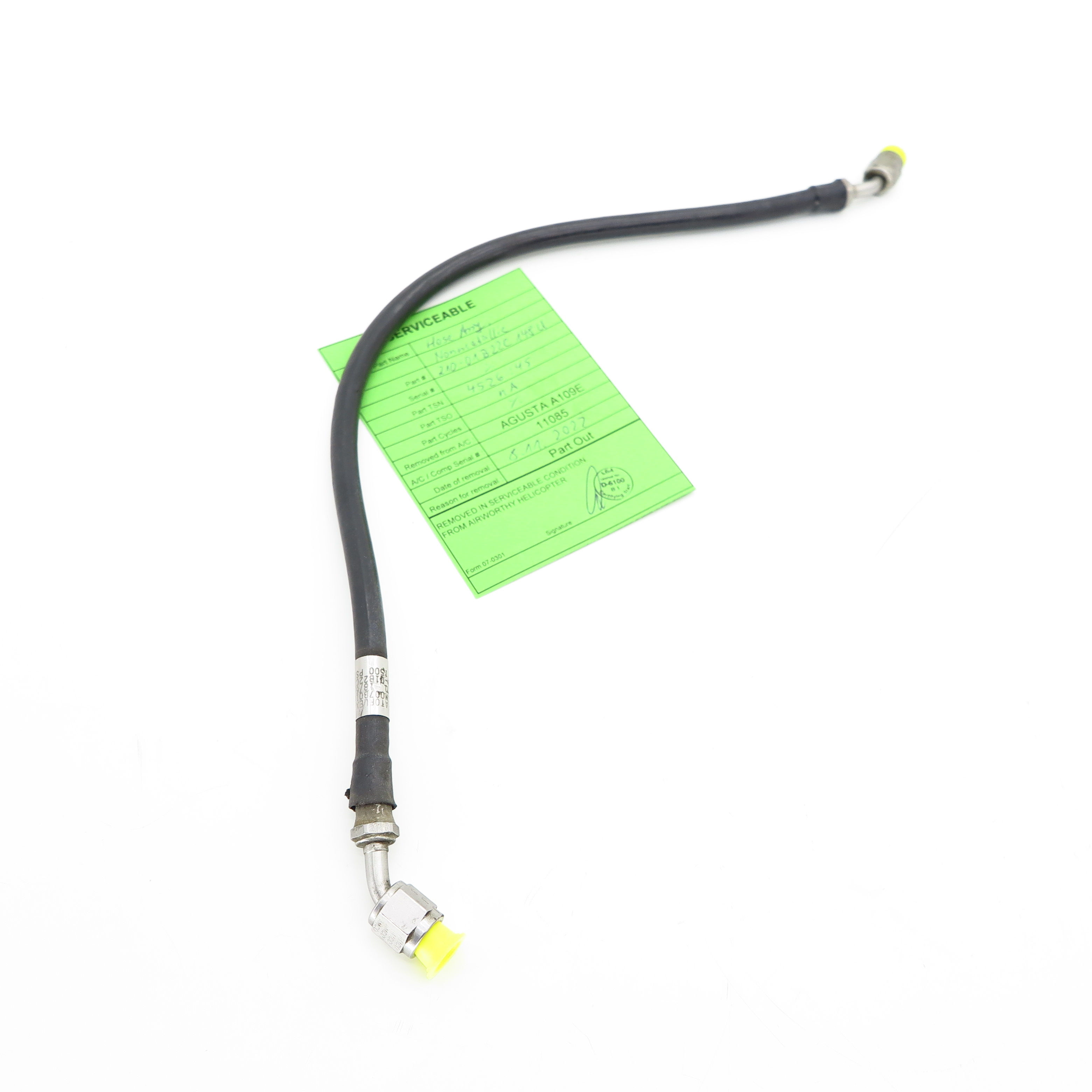 Hose Assy NONMETALLIC Hydraulic Brake System Agusta A109E 210-01B22C148U #SV