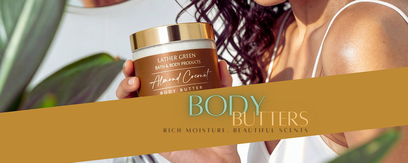 LatherGreen Body Butters Banner
