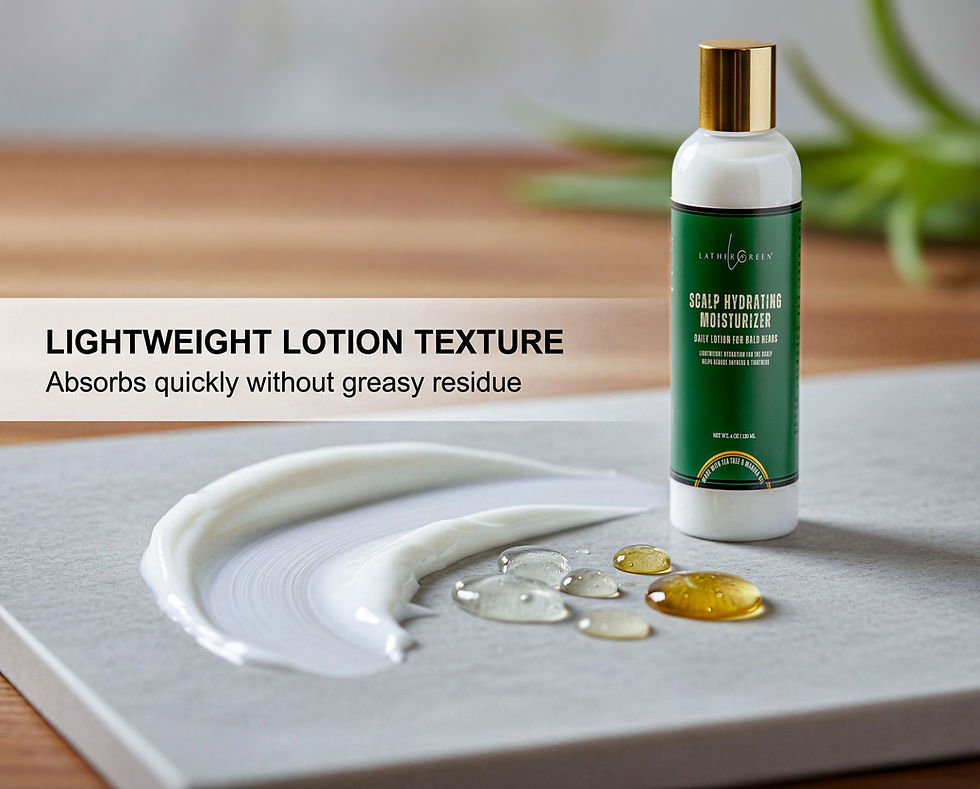 Miniatura: Lathergreen bald head moisturizing lotion for scalp