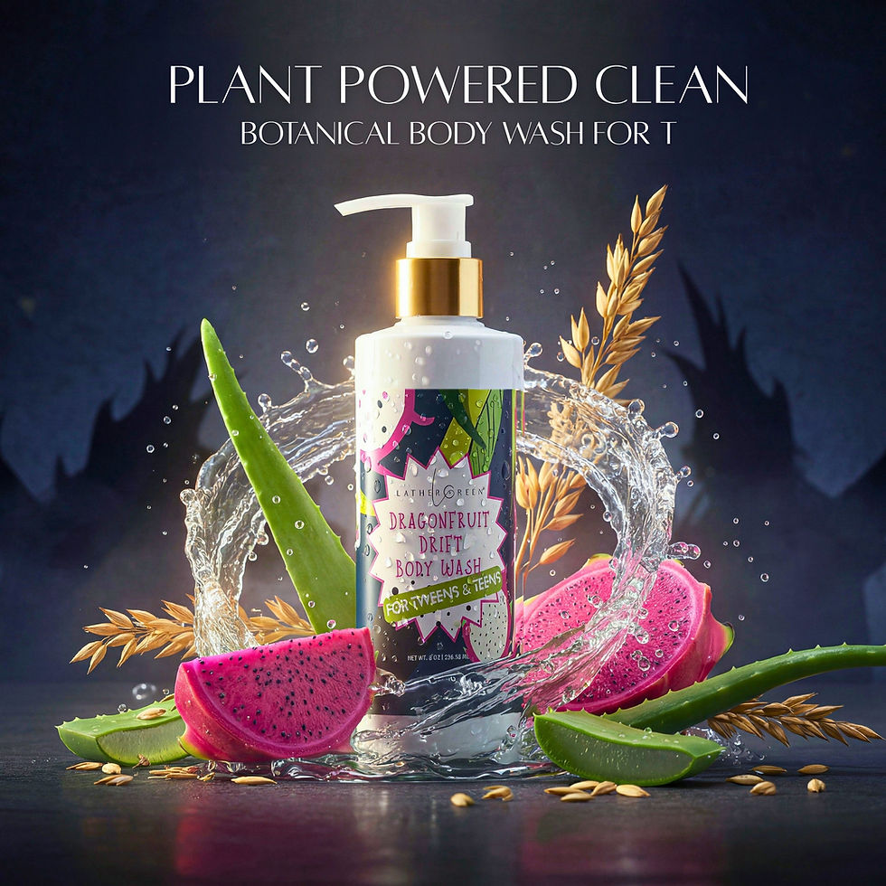 Miniatura: Dragonfruit Drift body wash with night-inspired design, gentle hydrating cleanser for tweens and teens