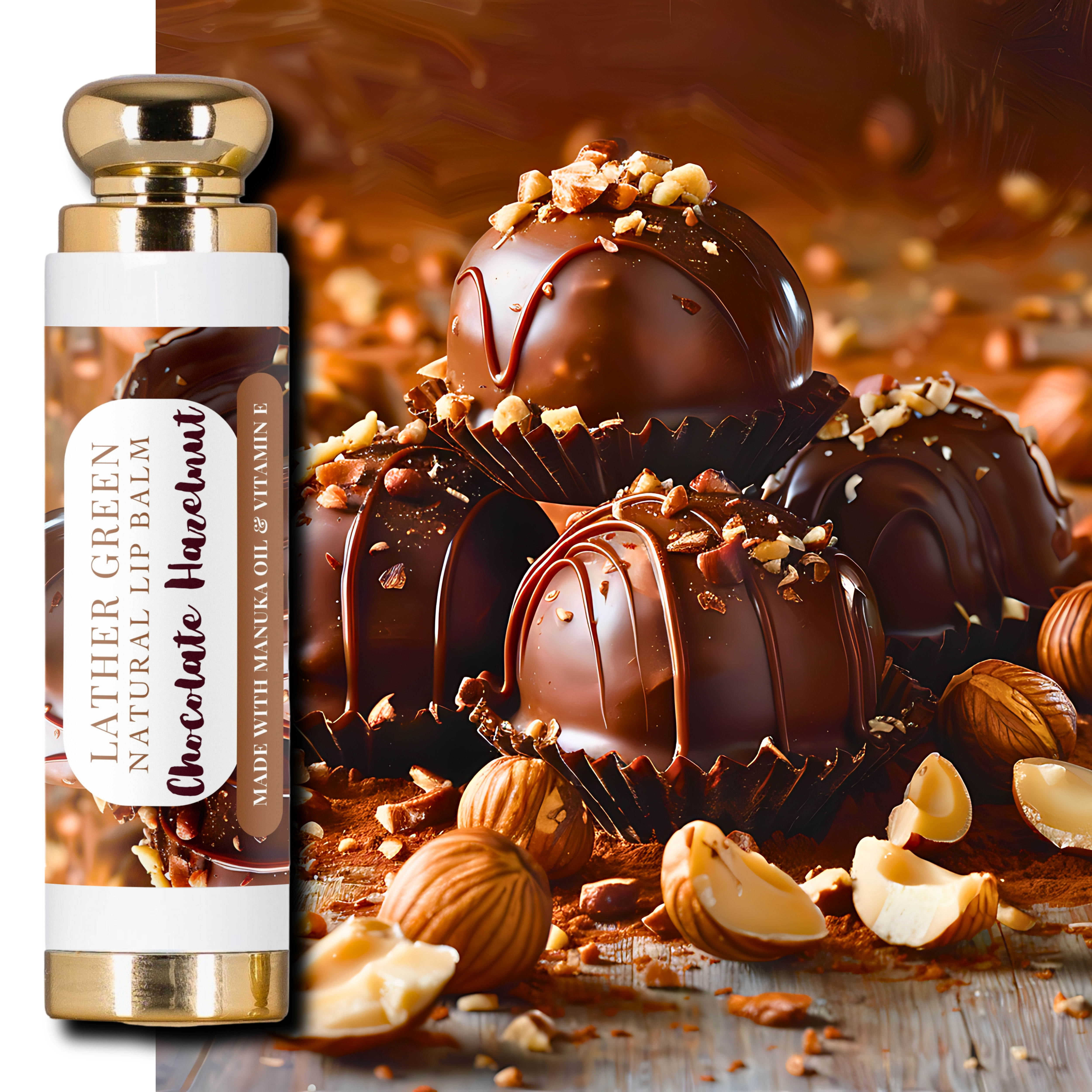 Chocolate Hazelnut Natural Lip Balm