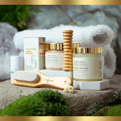 Healing & Rejuvenating Sole Survivor Foot Care Kit Lather Green