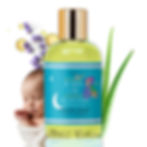 nighttime baby oil with lavender and chamomile, lightweight moisturizing oil for babies