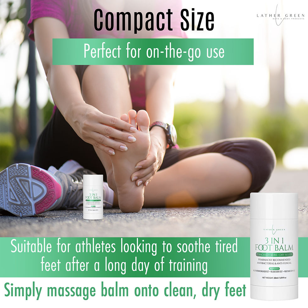 Thumbnail: LatherGreen 3 in 1 Foot Balm - Cracked, Sore, Dry Relief