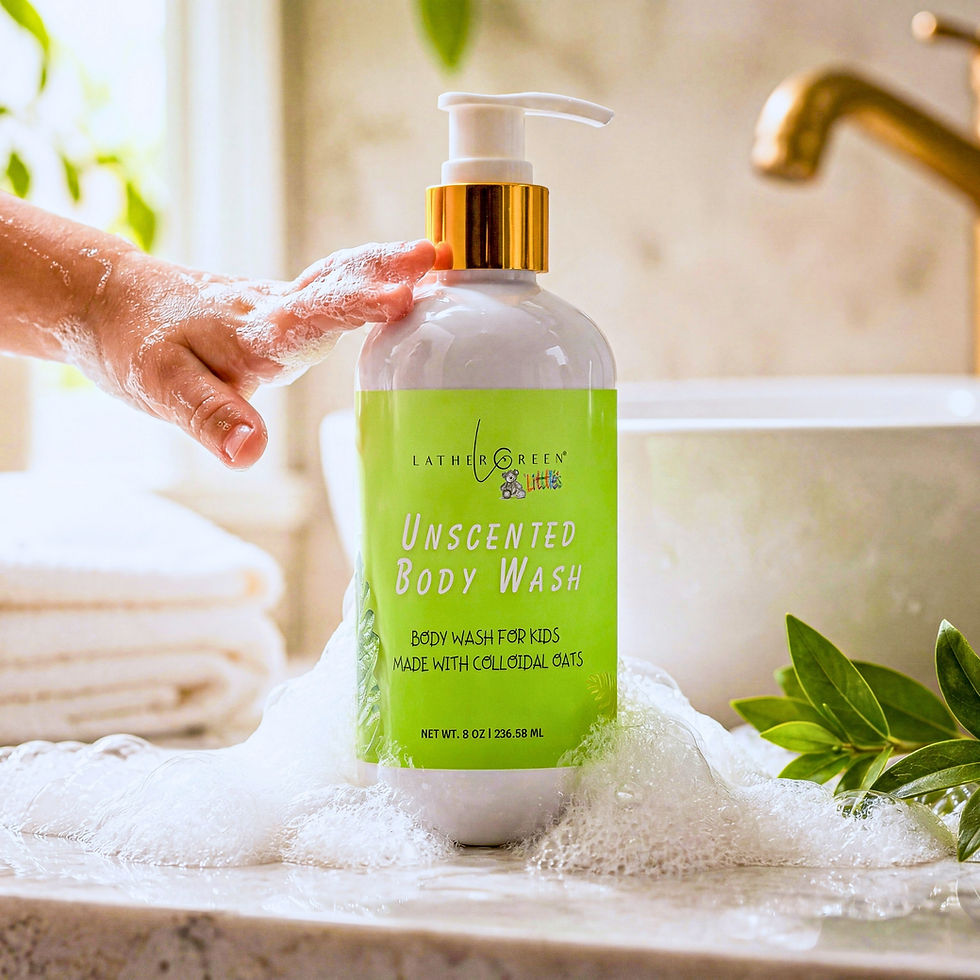 Unscented body wash for kids and toddlers, gentle daily cleanser for soft clean skin