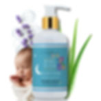 nighttime baby wash for babies, gentle bedtime cleanser with lavender and chamomile