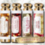 LatherGreen Holiday Christmas natural lip balm set, gift set