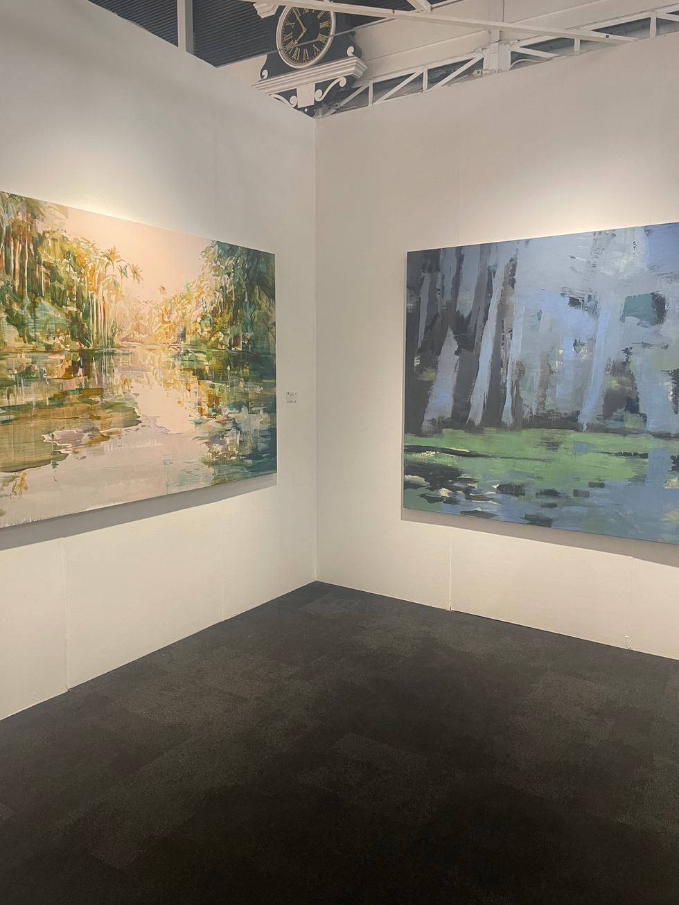 With Pippa Blake at London Art Fair