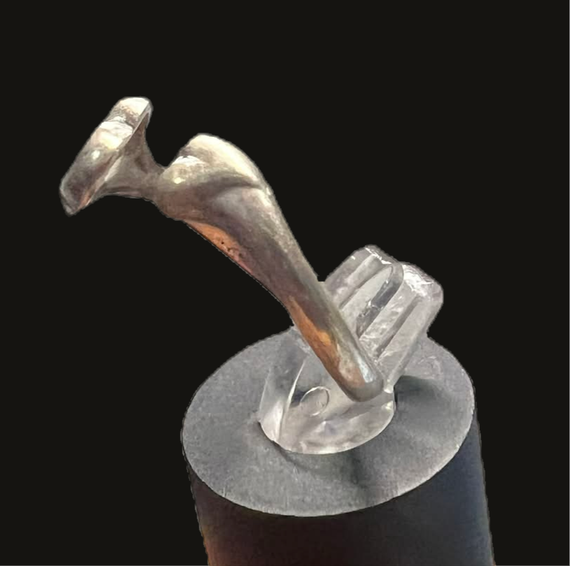 थंबनेल: Silver Heart Adjustable Ring