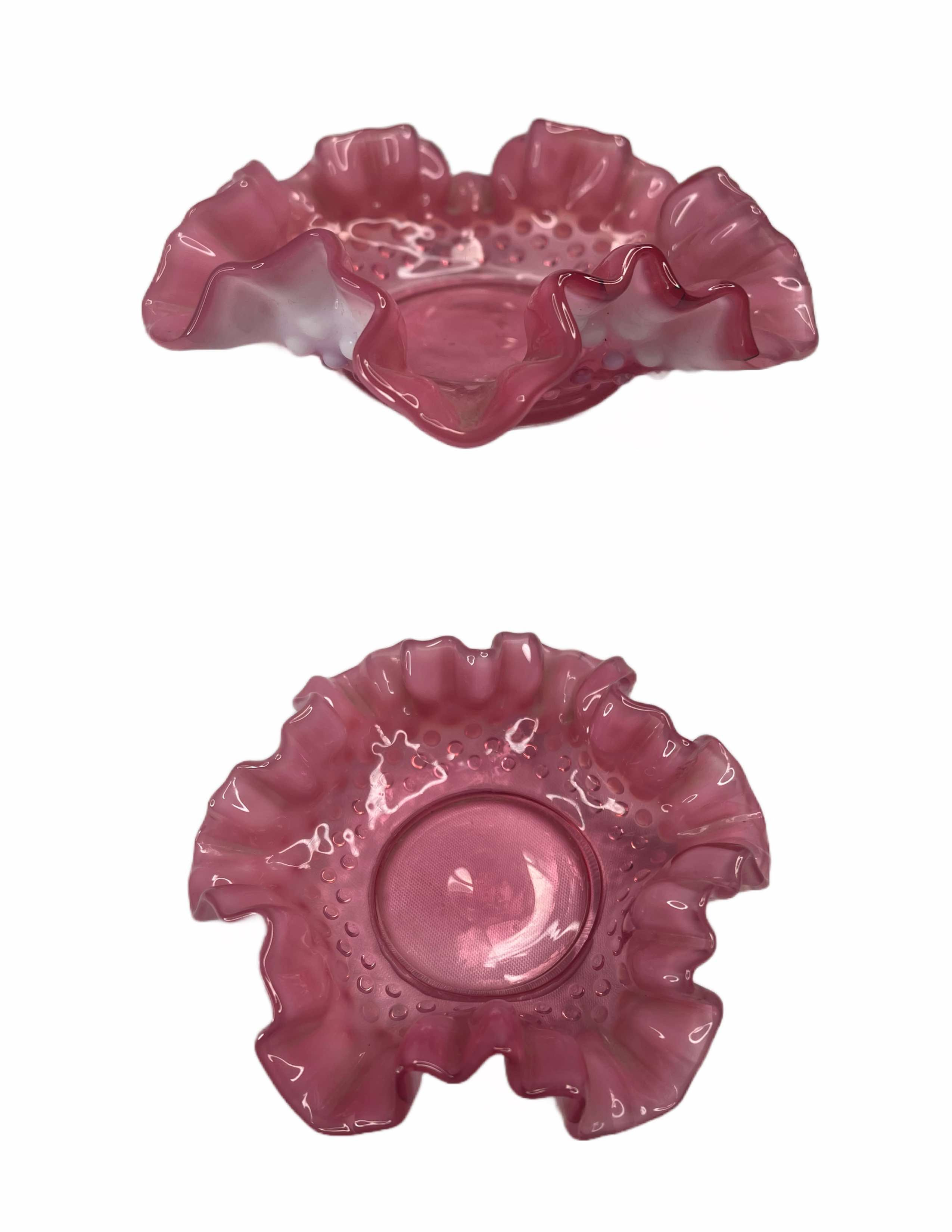 Fenton Cranberry bowl