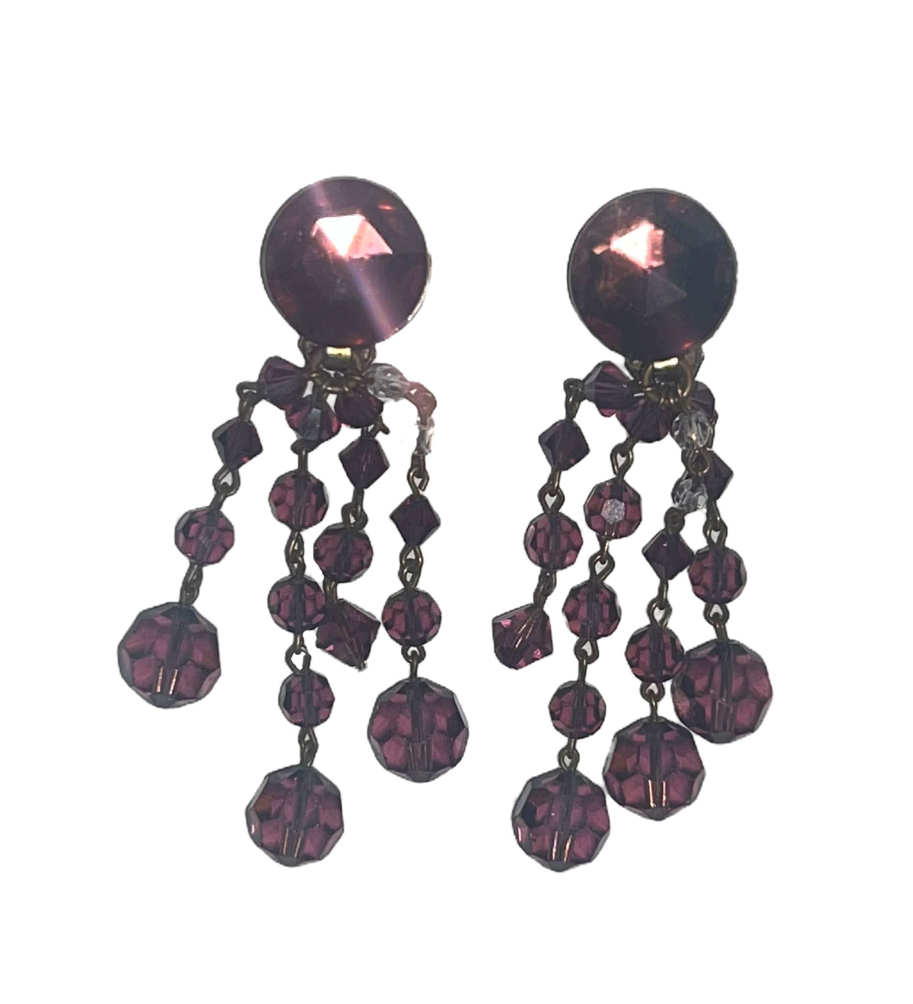 Amethyst Chandelier Earrings