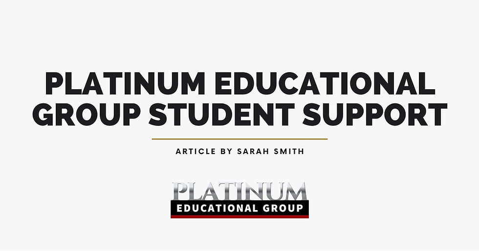 Platinum Educational Group Student Support