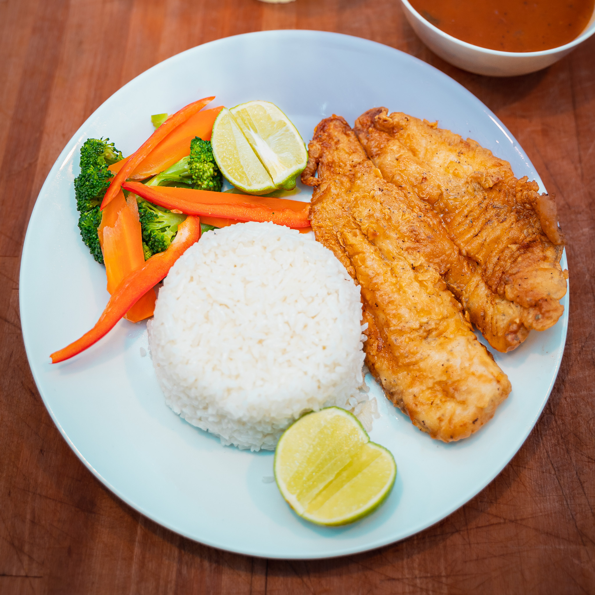 Arranged Food and Objects