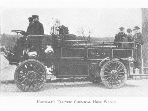 The First Electric-Powered Fire Engine