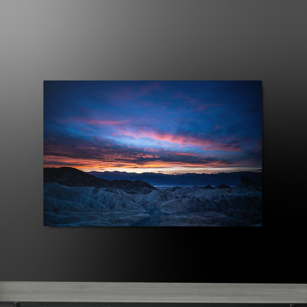 Thumbnail: Death Valley Sunset - Metal prints