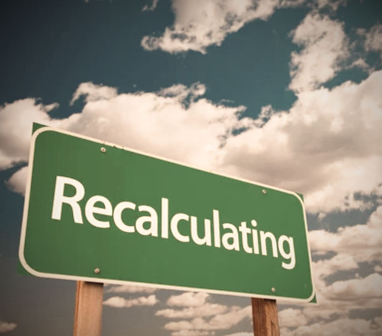 Recalculating