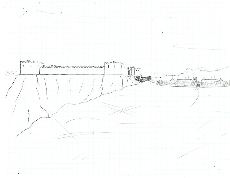 Castle design (with village)