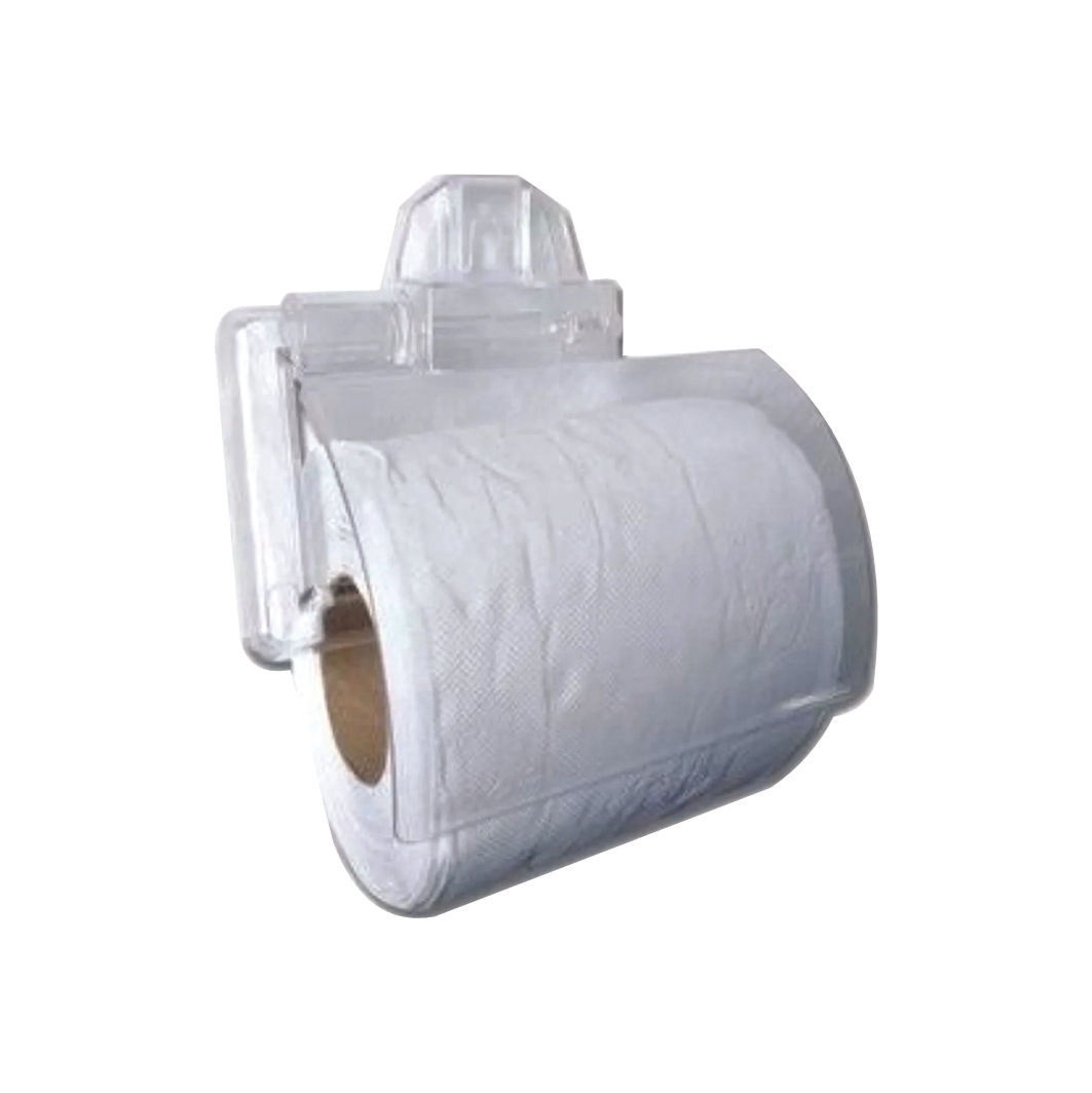 Suporte de Papel Higiênico  com Tampa e Ventosa